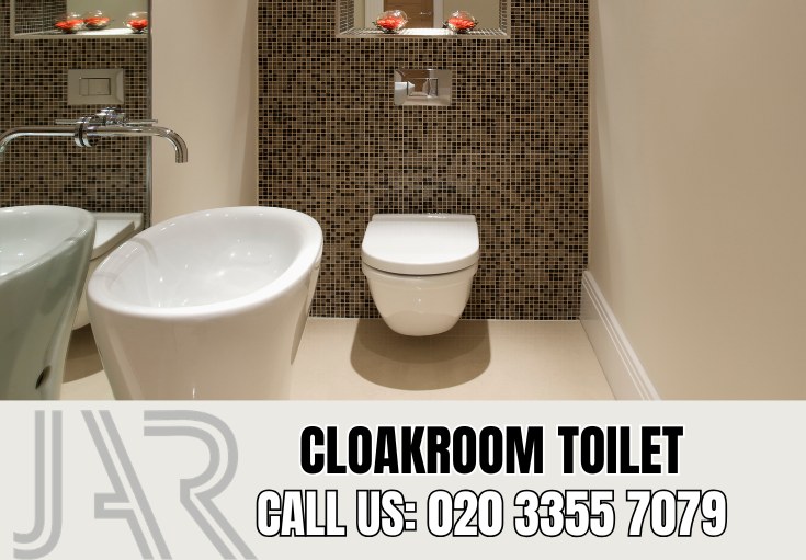 Cloakroom and Downstairs Toilet Installation by Brompton Bathroom Fitters